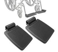 Reemplazo universal del reposapiés para silla de ruedas, almohadilla para la pierna del pedal del reposapiés, montaje en tubo de 7/8"que se adapta a la mayoría de las sillas de ruedas, 2 pieza