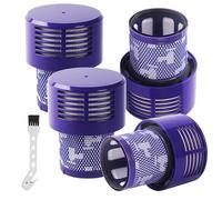 Reemplazos de Filtros de Vacío 4 Paquetes para la Serie Dyson V10 Cyclone, V10 Animal, V10 Absolute, V10 Total Clean, SV12, Para Filtro Dyson v10 Puede Filtrar Eficazmente el Aire