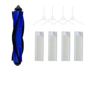 Reemplazos de Trapos fregona con Filtro Rodillo Cepillo Lateral compatibles Accesorios for aspiradoras Tefal Rowenta X plorer 95 Series RG7975WH RG7987(9pcs Kits)