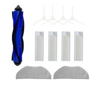Reemplazos de Trapos fregona con Filtro Rodillo Cepillo Lateral compatibles Accesorios for aspiradoras Tefal Rowenta X plorer 95 Series RG7975WH RG7987(11pcs Kits)