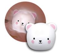 Reer Lumilu Touch Light Bear 52210 - Luz nocturna y luz de pared (2 en 1), diseño de oso, color blanco