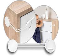 reer Multiseguridad para niños, para armario, cajón y más, por expertos suizos en seguridad infantil, color blanco