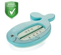 reer Termómetro de baño MyHappyBath para bebé, diseño de ballena, termómetro de baño seguro para niños, temperatura óptima para bañera, sin mercurio, rango de medición alto, escala clara