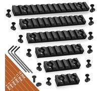 REERON Single Side Picatinny Rail Set 3 5 7 9 11 13 Slots with 13 T-Nuts & Screws, 3 Allen Wrench