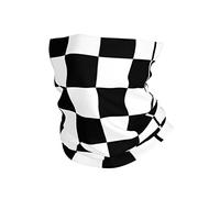 ReesEt tablero de ajedrez multicolor, Bandana, polaina para el cuello, cubierta suave para la cara, calentador de cuello, tubo, media mascarilla, bufanda, pasamontañas