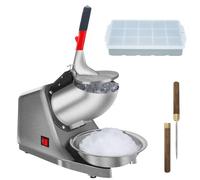 Reespring Máquina de hielo afeitado, máquina de cono de nieve con hoja de acero inoxidable
