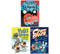 Reeve & McIntyre Adventures 3 Books Collection Set(Oliver and the Seawigs, Pugs of the Frozen North & Cakes in Space)