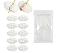 Reevnnmer 10 dispositivos de estabilización de catéteres, suministros de catéter autoadhesivos para soporte de tubo individual/doble, dispositivo de fijación de cinta de catéter, accesorios de