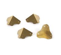 Ref: 19136 Conjunto de 4 cantoneras en latón para Construir una Vitrina para exponer su Modelo.