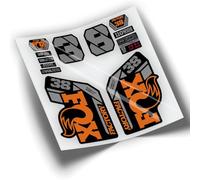 REF:VP330 Pegatinas compatibles con horquilla FOX 38 KASHIMA 2021-2023 MTB, stickers, adhesivos, vinilos para bicicletas de montaña. (BLACK FORK)