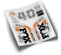 REF:VP334 Pegatinas compatibles con horquilla FOX - 40 KASHIMA 2021-2024 MTB, stickers, adhesivos, vinilos para bicicletas de montaña. (WHITE FORK)