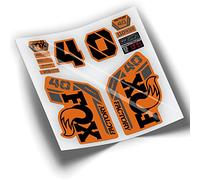 REF:VP334 Pegatinas compatibles con horquilla FOX - 40 KASHIMA 2021-2024 MTB, stickers, adhesivos, vinilos para bicicletas de montaña. (ORANGE FORK)