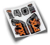 REF:VP334 Pegatinas compatibles con horquilla FOX - 40 KASHIMA 2021-2024 MTB, stickers, adhesivos, vinilos para bicicletas de montaña. (BLACK FORK)