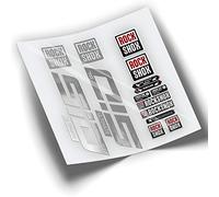 REF:VP335 Pegatinas compatibles con horquilla Rock-Shox SID ULTIMATE SL 2021-2023 MTB, stickers, adhesivos, vinilos para bicicletas de montaña. (CROMADO PLATA)