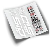 REF:VP339 Pegatinas compatibles con horquilla Rock-Shox SID ULTIMATE 2021-2023 MTB, stickers, adhesivos, vinilos para bicicletas de montaña. (BLANCO)