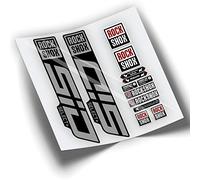 REF:VP352 Pegatinas compatibles con horquilla Rock-Shox SID SELECT+ 2021-2023 MTB, stickers, adhesivos, vinilos para bicicletas de montaña. (PLATEADO)