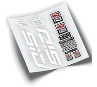 REF:VP355 Pegatinas compatibles con horquilla Rock-Shox SID SELECT+ SL 2021-2023 MTB, stickers, adhesivos, vinilos para bicicletas de montaña. (BLANCO)