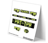 REF:VP473 Pegatinas compatibles con amortiguador FOX FLOAT DPS ELITE 2021-22 MTB, stickers, adhesivos, vinilos para bicicletas de montaña. (FLUOR-YELLOW)