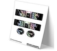 REF:VP605 Pegatinas compatibles con amortiguador FOX DHX2 FACTORY MTB, stickers, adhesivos, vinilos para bicicletas de montaña. (HOLOGRAPHIC-RAINBOW)