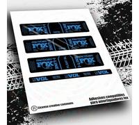 REF:VP636 PEGATINAS COMPATIBLES CON AMORTIGUADOR FOX - FLOAT SL, DPS FACTORY PERFORMANCE ORBEA I-LINE 2025 MTB, stickers, adhesivos, vinilos para bicicletas de montaña. (AZUL 517)