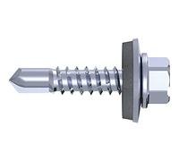 REFABO 47502/0 RS-K, Plus-Tornillo de perforación (5,5 x 25, 16 mm, galvanizado), color azul, 5x25