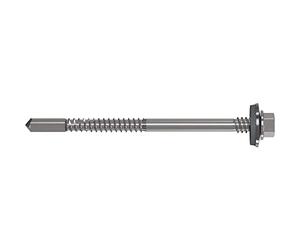 REFABO 61671/3 RP-K12-P Plus - Tornillo de perforación para sándwich (5,5 x 162, 19 mm, bimetálico A2, acero inoxidable, 5,5 x 162)