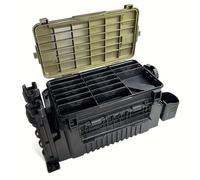Refein Maletín de pesca, caja de pesca, caja vacía para accesorios de pesca, caja de pesca, juego de accesorios de pesca, maletín de pesca, cajas de pesca, cajas de pesca, cajas de pesca (43 x 23 x 28