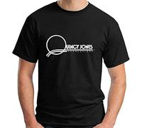 REFENG SHOUCHI Men's Quincy Jones T Shirt Soul Jackson Production Funk Black T-Shirt