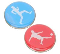 Referee Side Toss Coin - Moneda de doble cara para árbitro | Moneda de decisión deportiva portátil para fútbol, fútbol, voleibol, pong y herramienta de comienzo de partido para entrenador, árbitro