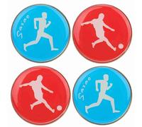 Referee Toss Cion, 4PCS Two Sided Referee Flipping Cion Football Referee Flip Toss Cion for Soccer Football Volleyball Table Tennis