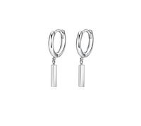 Reffeer 925 Sterling Silver Bar Hoop Earrings for Women Earrings Bar Hoop Earrings Drops Huggie