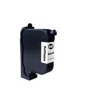 Refillable Ink Cartridge Compatible for 45 51645A Replacement for 45 CAD Graph Plotter for 1280 1180(1x 45BK Refill)