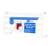 ReFind [2 Piezas] Tendedero para Radiador. Secador de Toallas y Ropa para Radiador, Ahorra Espacio y Reduce Facturas. Tendedero de 4 Niveles para Ropa, Lavandería, Ropa de Cama (50x14.5x34.5cm)