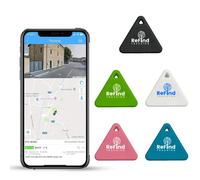 ReFind R3 Rastreador Inteligente para Android e iPhone. Mini Localizador GPS Bluetooth 5.0. Alternativa a AirTag Samsung para Llaves, Mascotas, Carteras y Equipaje (Azul)