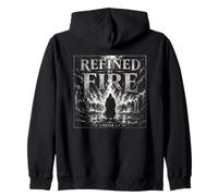 Refined by Fire 1 Pedro 1 7 Verso Cristiano Sudadera con Capucha