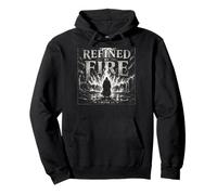 Refined by Fire 1 Pedro 1 7 Verso Cristiano Sudadera con Capucha