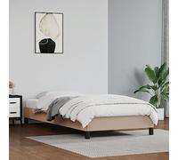 Refined Estructura Cama sin colchón Cuero sintético Capuchino 25 cm 90x190 cm