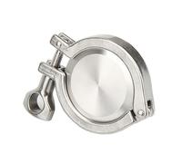 REFIXAMO Pipe Clamps, Kit De Accesorios Tubería Acero Inoxidable 304, Abrazadera, Férula, Tapa Final, Junta, Varios Tamaños(19mmOD50.5mm)