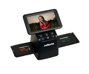 Reflecta x33-Scan - Escaner Negativos Fotograficos y escaner diapositivas, 15.3MP CMOS, Resolución 4608x3072 (5760x3840 Interpolada), Pantalla LCD IPS de 5", Corrección de Exposición Auto/Manual