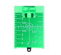 Reflectante 11.5cm Escala Pulgadas CM Reflectante 11.5cm Escala(Green) | para superficie reflectante especial, aumenta visibilidad línea 1.3 veces, para ideal trabajos diurnos