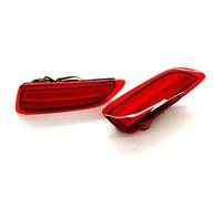Reflectante Parachoques Compatible Con Toyota Para Corolla 2011 2012 2013 Lámparas Parachoques Trasero Coche Luces Reflectoras DRL Accesorios Lámpara Parada Freno(Red)