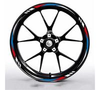 Reflectantes Pegatinas Ruedas Moto para BMW Pegatina Reflectante para Rueda Motocicleta 17 Pulgadas Llanta con Rayas Dentro De La Calcomanía del Cubo(17inch 10)