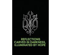 Reflections Carved in Darkness, Illuminated by Hope: 120+ Blank Black Pages Journal for Metallic, Gold & White Gel Pens - Creative Writing, Sketching, ... Notebook for Mindful Creativity & Gift Giving