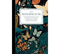 Reflections In Ink: A Guided LDS Study Journal & Doctrine & Covenants Scripture Coloring Book - 18 Black Cream - 6"x9" | Enhance Notes, Inspirations, ... Father - Holy Ghost, Prayer, Gratitude, etc.