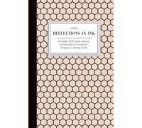 Reflections In Ink: A Guided LDS Study Journal & Doctrine & Covenants Scripture Coloring Book - 24 Black Pink - 6"x9" | Enhance Notes, Inspirations, ... Father - Holy Ghost, Prayer, Gratitude, etc.