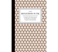 Reflections In Ink: A Guided LDS Study Journal & Doctrine & Covenants Scripture Coloring Book - 24 Black Pink - 6"x9" | Enhance Notes, Inspirations, ... Father - Holy Ghost, Prayer, Gratitude, etc.