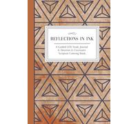 Reflections In Ink: A Guided LDS Study Journal & Doctrine & Covenants Scripture Coloring Book - 7 Tan & Blue - 6"x9" | Enhance Notes, Inspirations, ... Father - Holy Ghost, Prayer, Gratitude, etc.