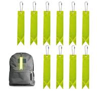 Reflective Bag Charm - 10pcs Nights Safety Set, Reflectives Bags Charms, Safetys Reflector Tag | Ideal For Kids Schoolbag Night Walking Cycling Running Outdoor Travel Visibility Protection Accessory