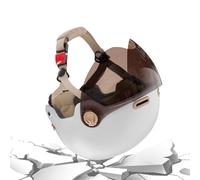 Reflective Bike Helmet - Protective Gear with Goggles, Lightweight Aerodynamic Design Improves Airflow and Safety for Riders in Varied Conditions | Ideal for Cycling, Motorbike Use, Skating