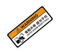 Reflective Car Sticker - High Visibility Tailgate Safety Decal, Fluorescent Warning Strip with Adhesive Weatherproof Backing, Sturdy Nighttime Signal Marker, Ideal for Fleet Managers Drivers